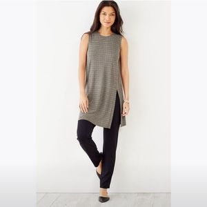 J. Jill Wearever Collection Side-Slit Tunic Medium